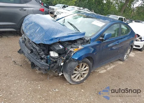 2014 Hyundai Elantra Se from USA, damaged, VIN KMHDH4AE8EU152809